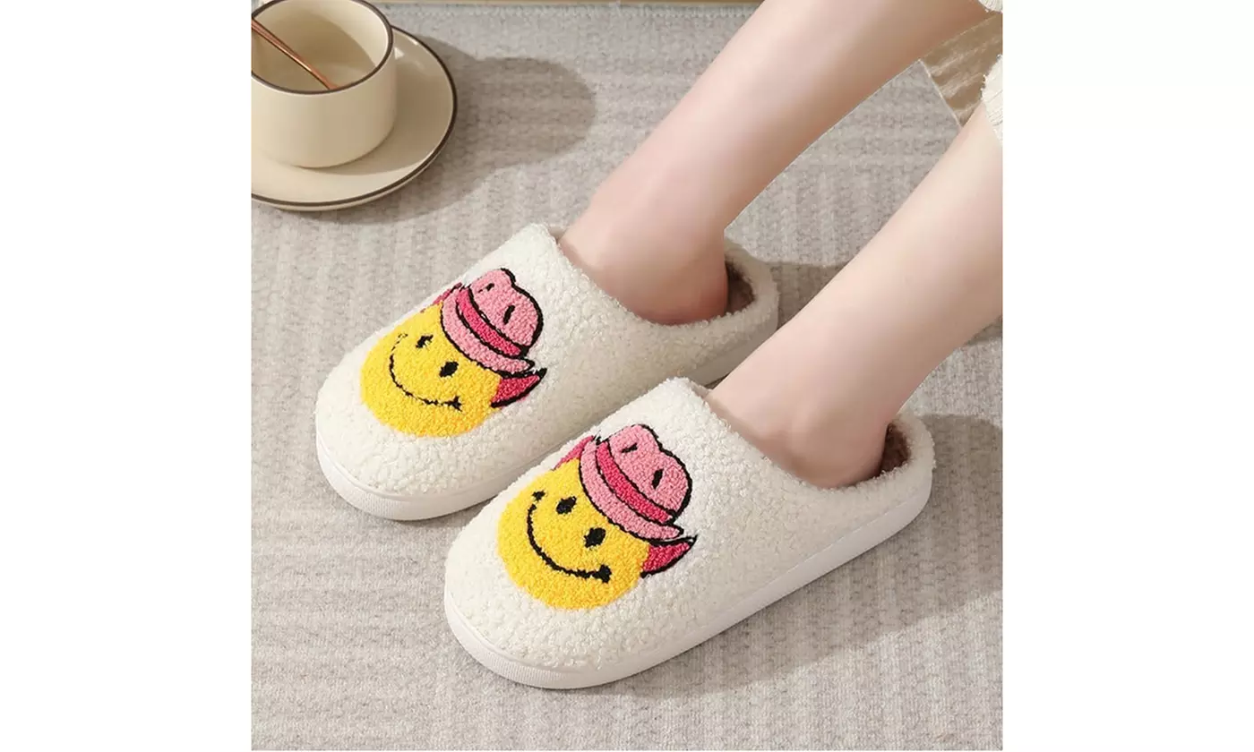 Cowboy Boot And Cowgirl Hat Slippers For Women Men 