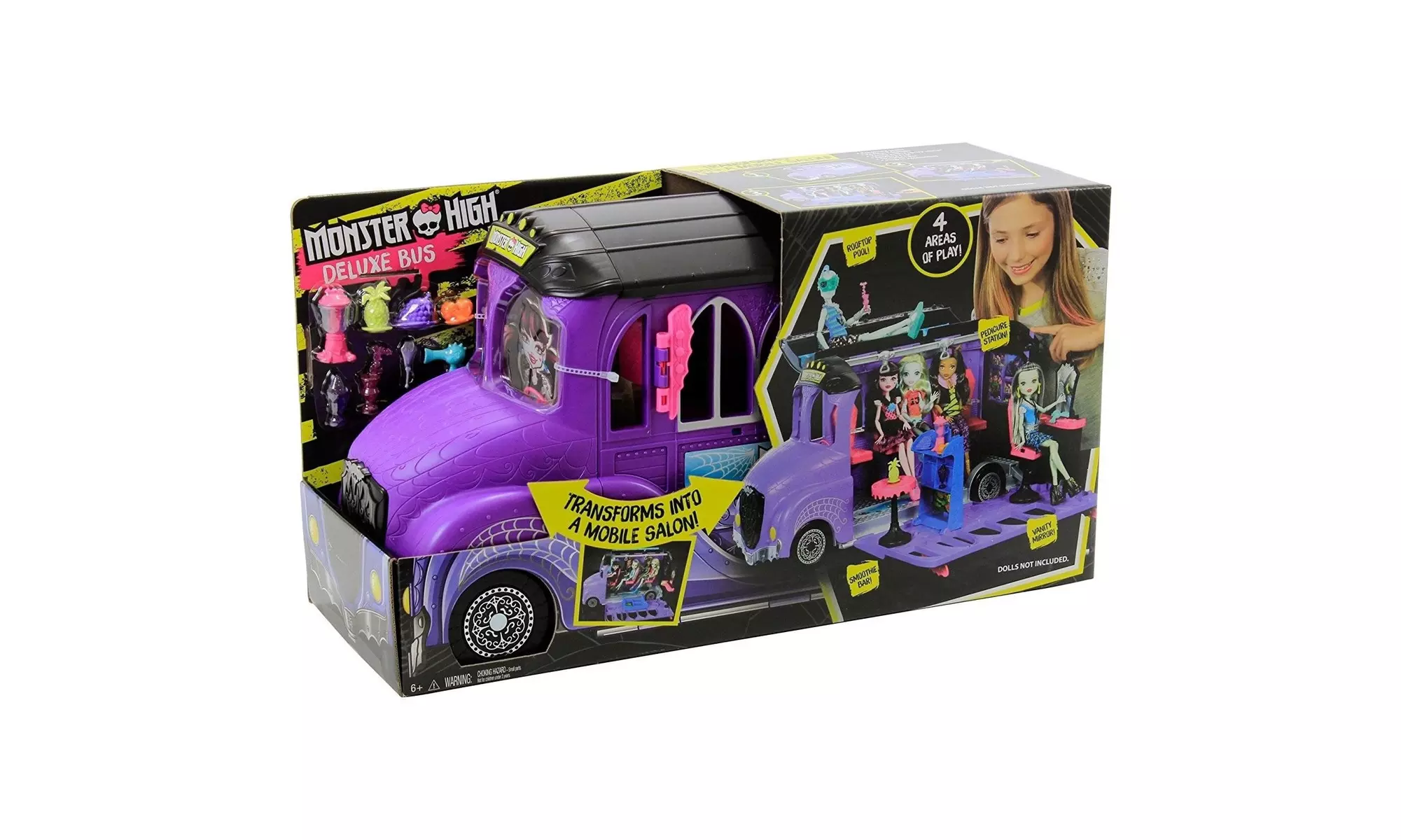 Monster High Deluxe School Bus & Spa Playset Mattel - Second Medium