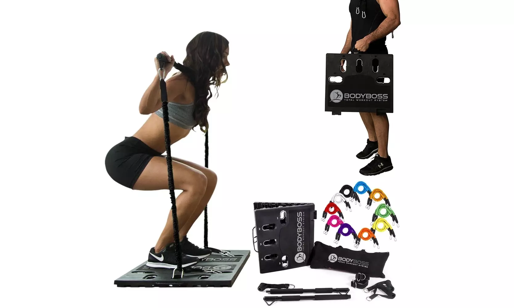 BodyBoss Home Gym 2.0 - Full Portable Gym Home Workout Package - Primary Image