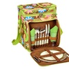 Image 1: Picnic at Ascot 526-F Picnic Cooler For Two -Floral Collection