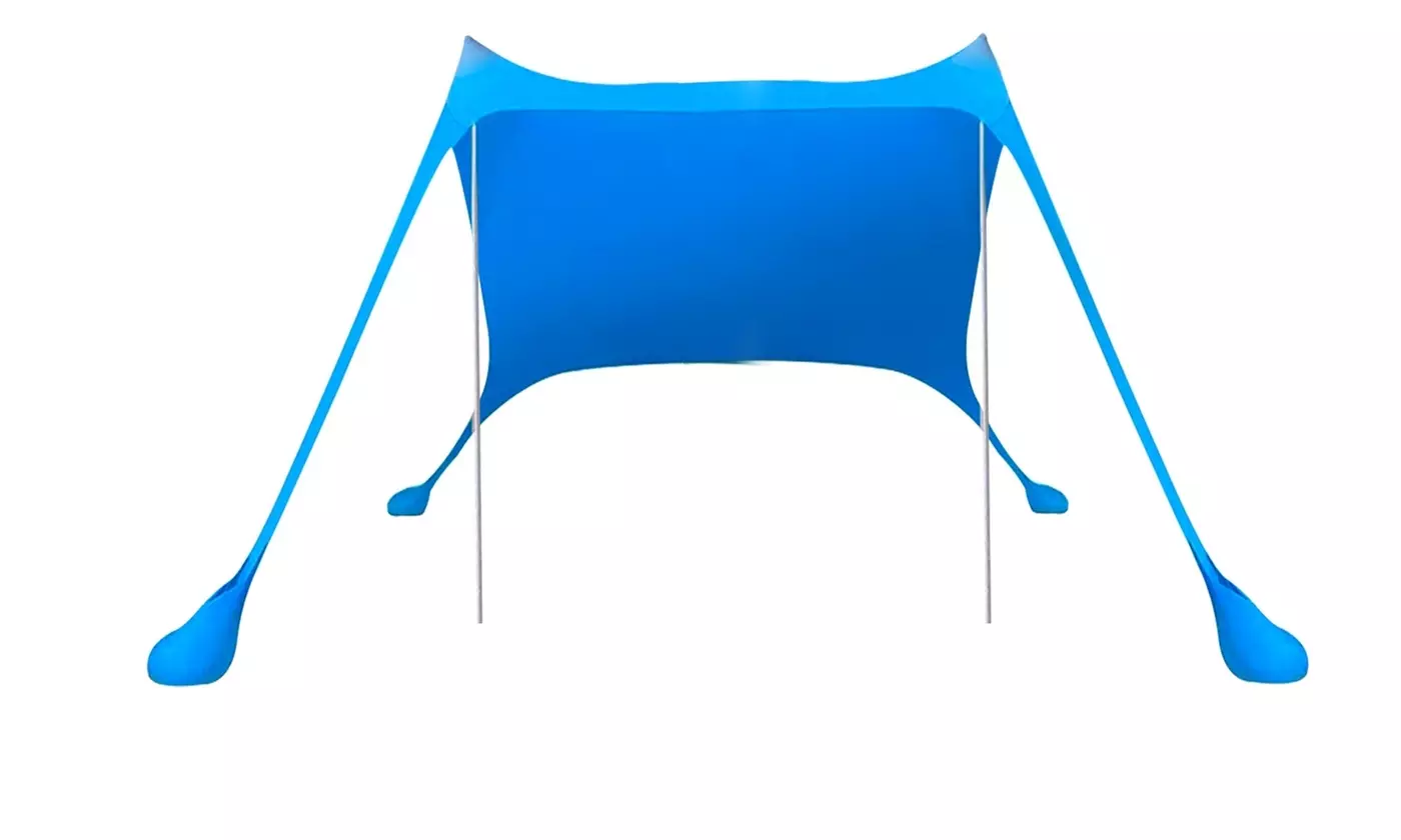 LakeForest Pop-Up Beach Canopy Tent Sun Protection Shelter Windproof Shade Sail