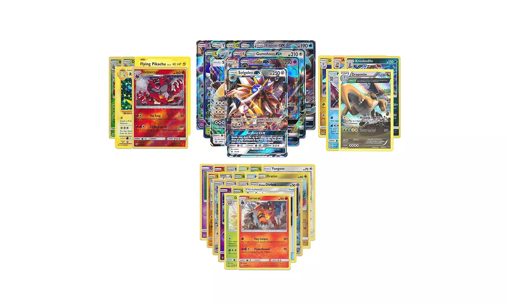 Pokemon TCG: Ex & Mega Rare Card Lot (100/50/20) - Primary Image