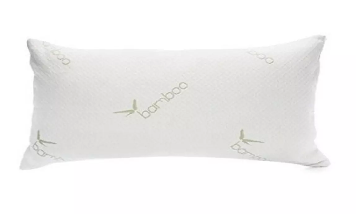 Hypoallergenic Bamboo-Blend Memory-Foam Body Pillow - Primary Image