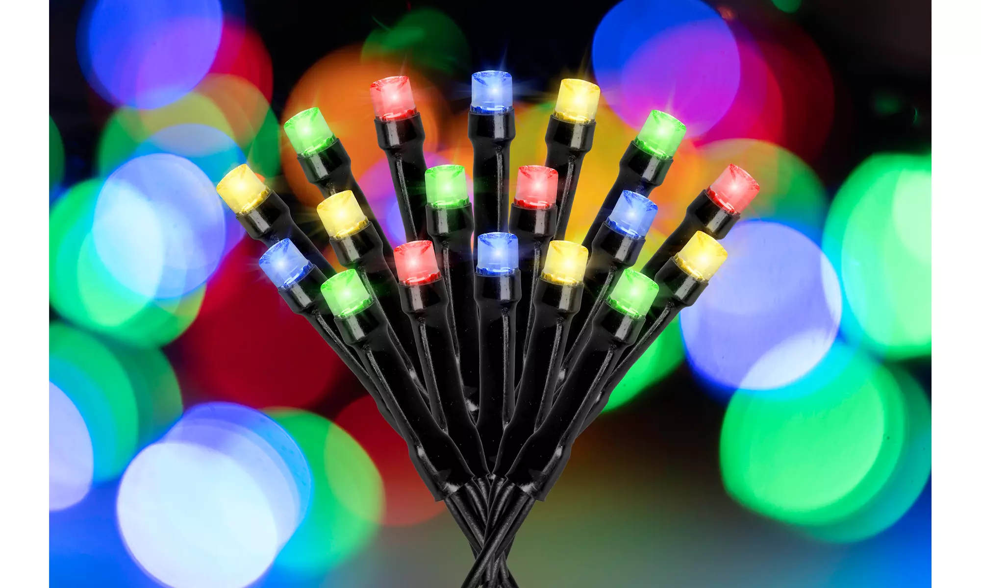 125LED Solar Powered String Lights. Multiple Colors & Quantities Available. 