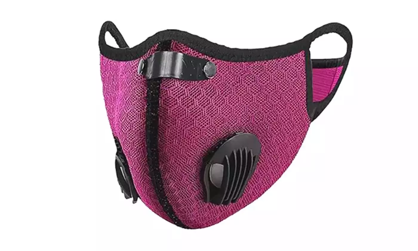 Outdoor Sport Cycling Reusable Face Mask with Valve & Filter - Second Medium