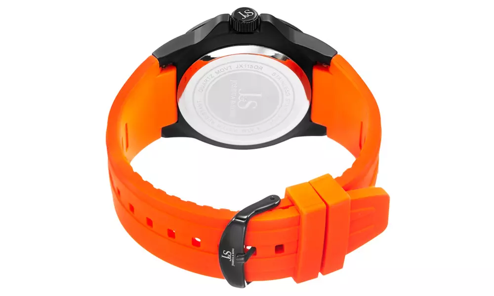 Joshua & Sons Men's Japanese Quartz Date Display Strap Watch JXGP115