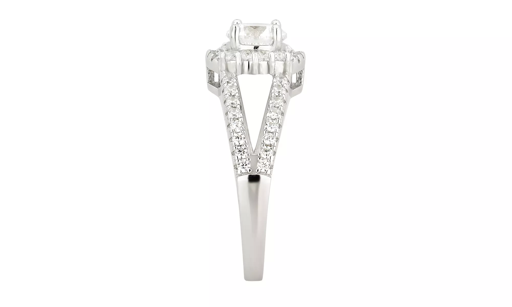Unique Designs Bridal Ring Made with Crystals from Swarovski