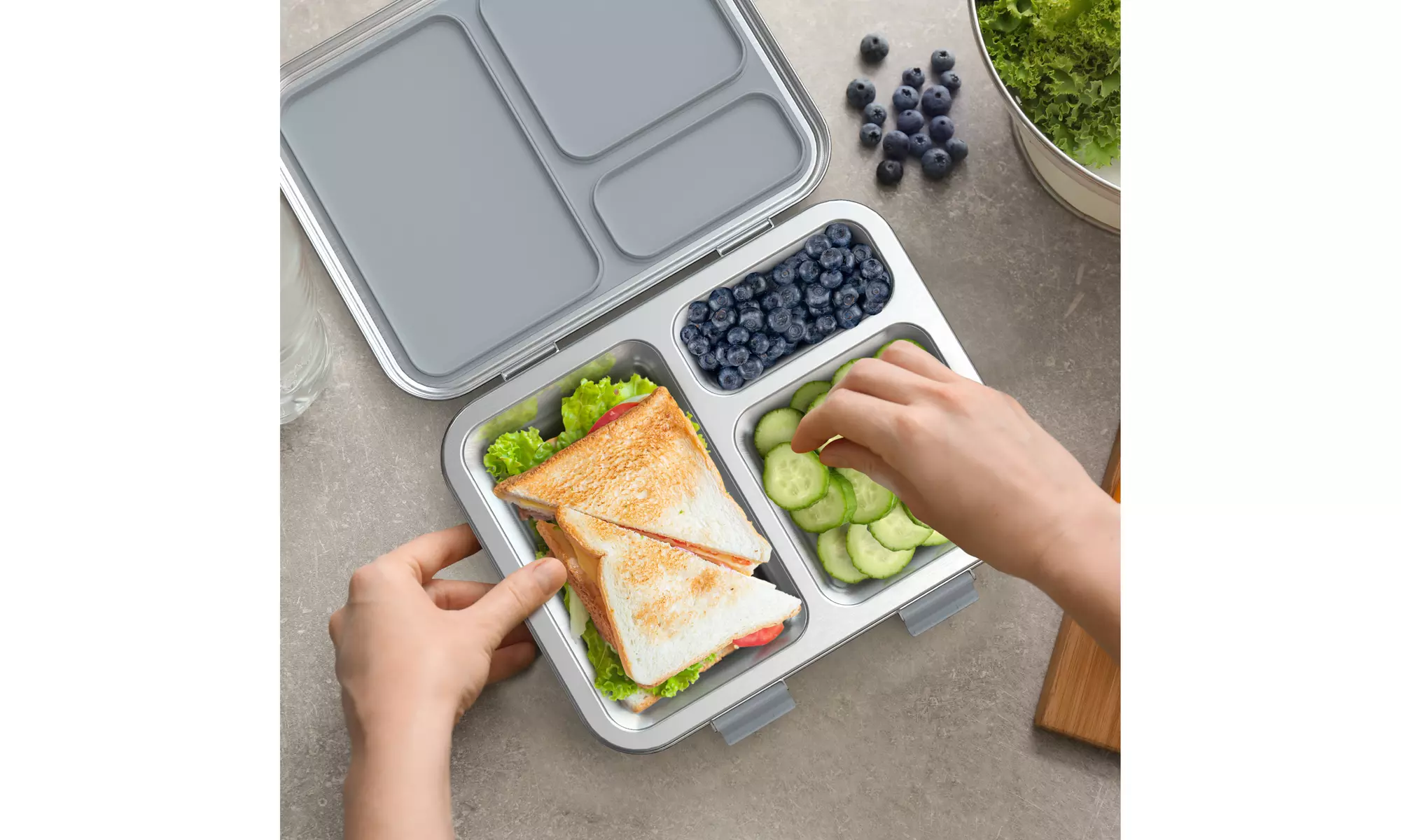 Bentgo Kids Stainless Steel Leak-Resistant Lunch Box
