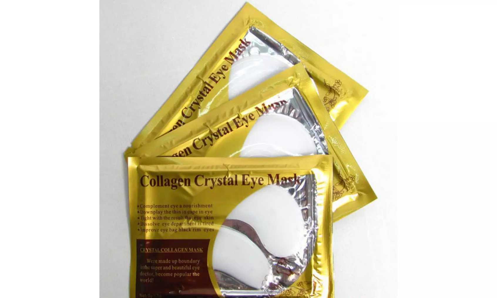 White Bio Collagen Crystal Facial Eye Mask - Primary Image