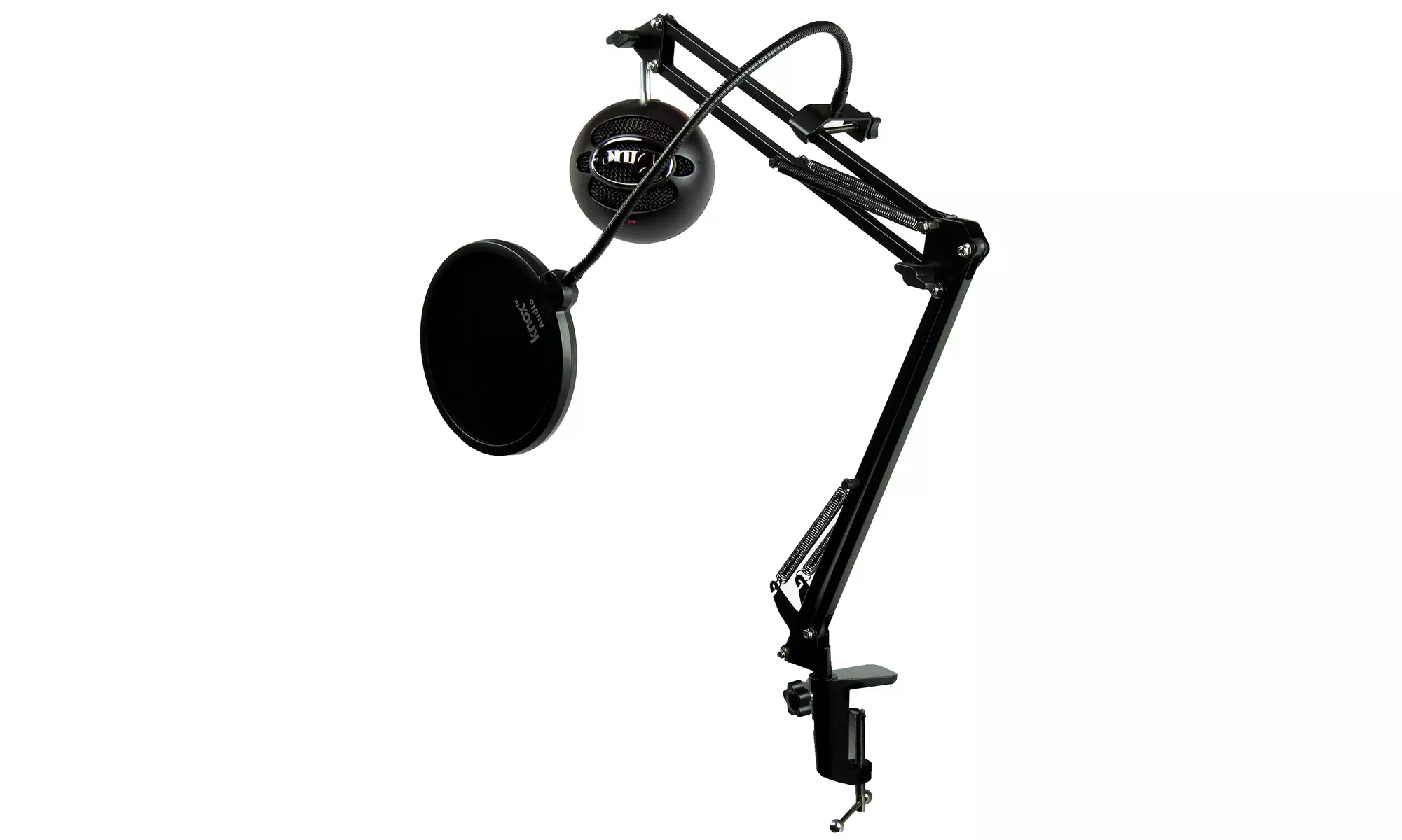 Blue Microphones Snowball iCE Microphone (Black) with Boom Arm and Pop Filter - Primary Image