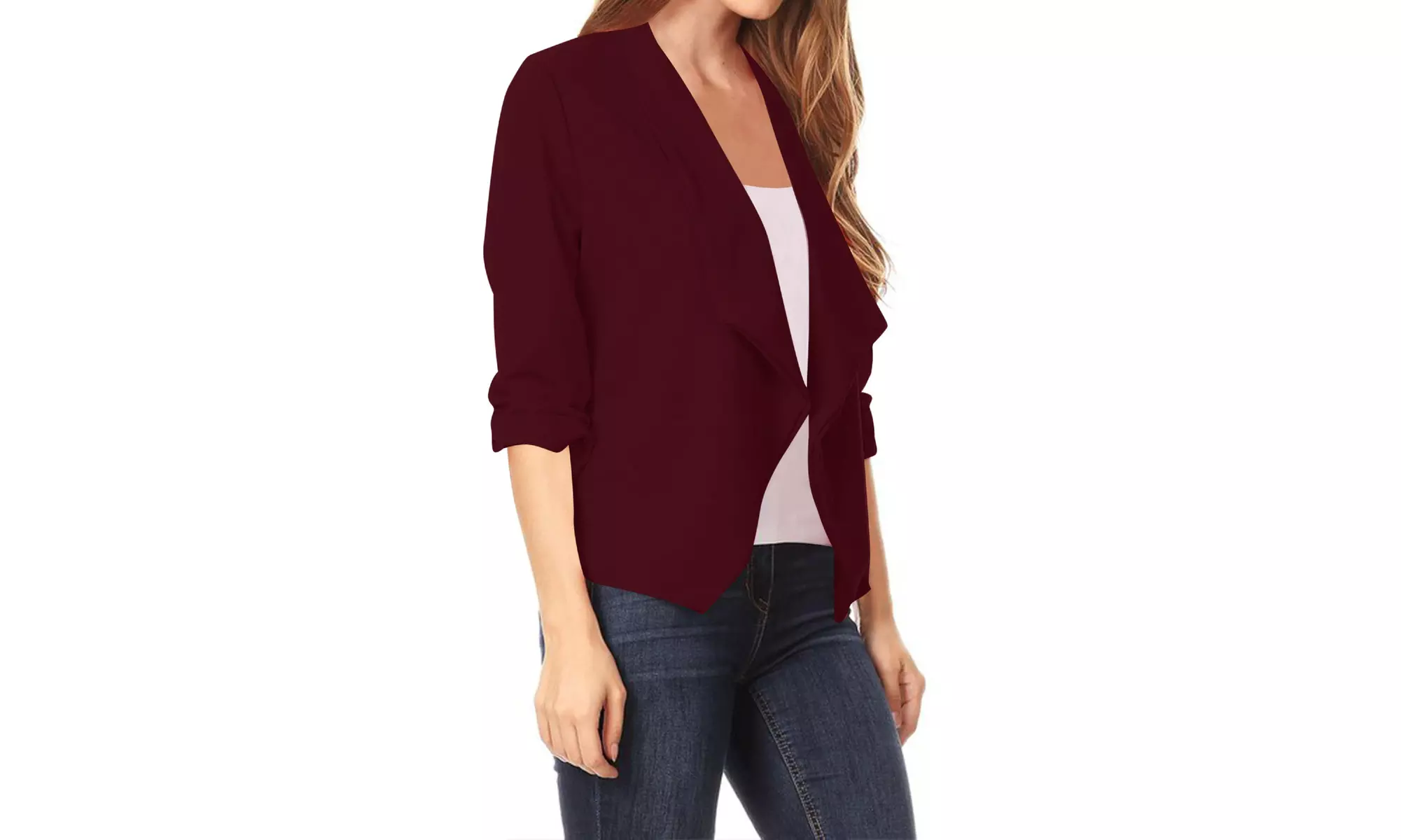 Women's Casual Office Wear Basic Solid Blazer Jacket