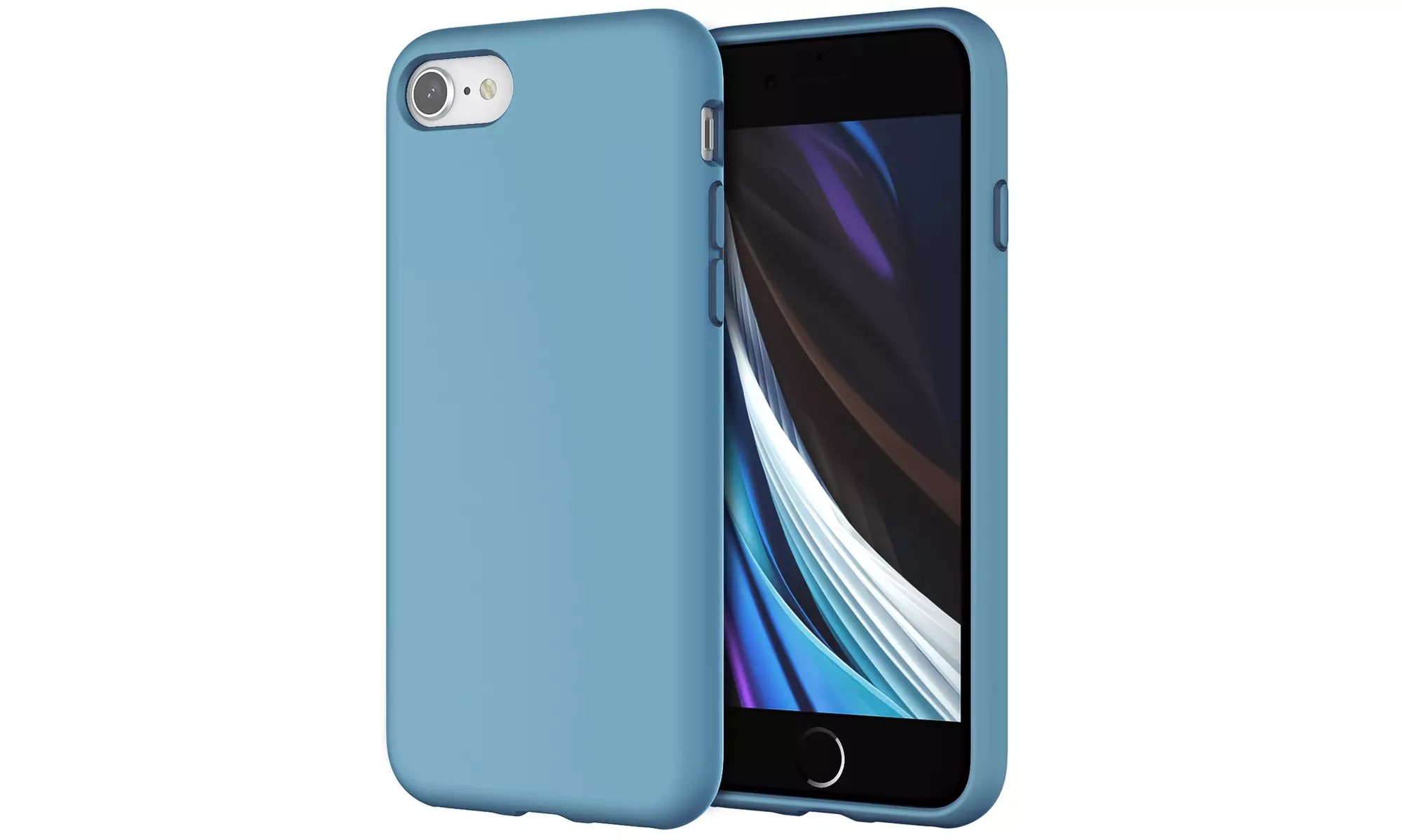 Silicone Case for iPhone 7/8, iPhone SE 3/2, Silky-Soft Touch Shockproof Case