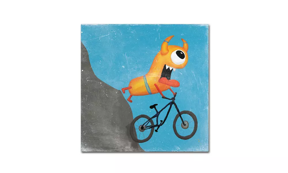 Sarah Adams 'Xtreme Monsters I' Canvas Art - Primary Image