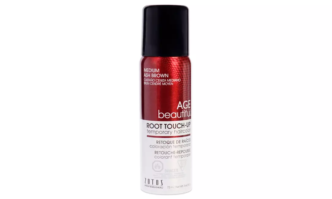 AGEbeautiful Root Touch Up Temporary Haircolor Spray - Medium Ash Brown Unisex - Primary Image