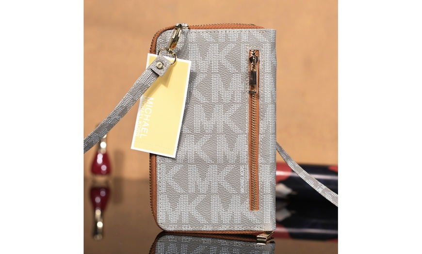 Image 20: Michael Kors Leather Crossbody