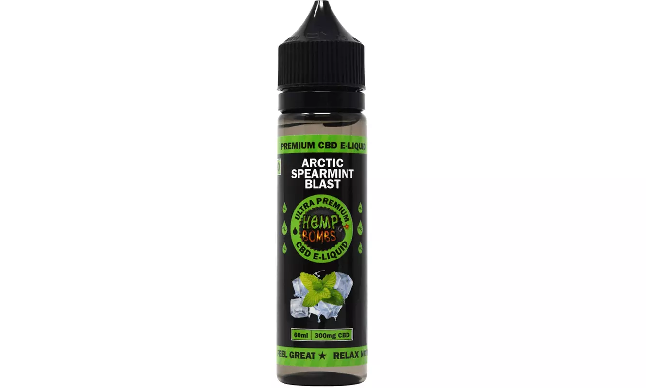 Hemp Bombs CBD Vape Juice - Arctic Spearmint Blast - Primary Image