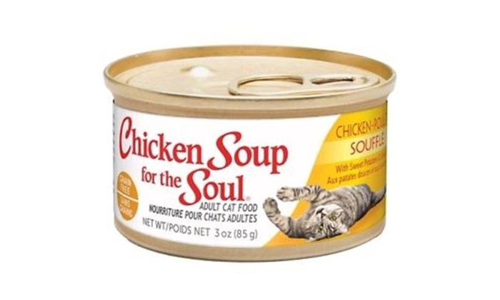 Chicken Soup For The Soul Ck61322 Csos Cat Chicken Pot Spoon Pate Food 3 Oz