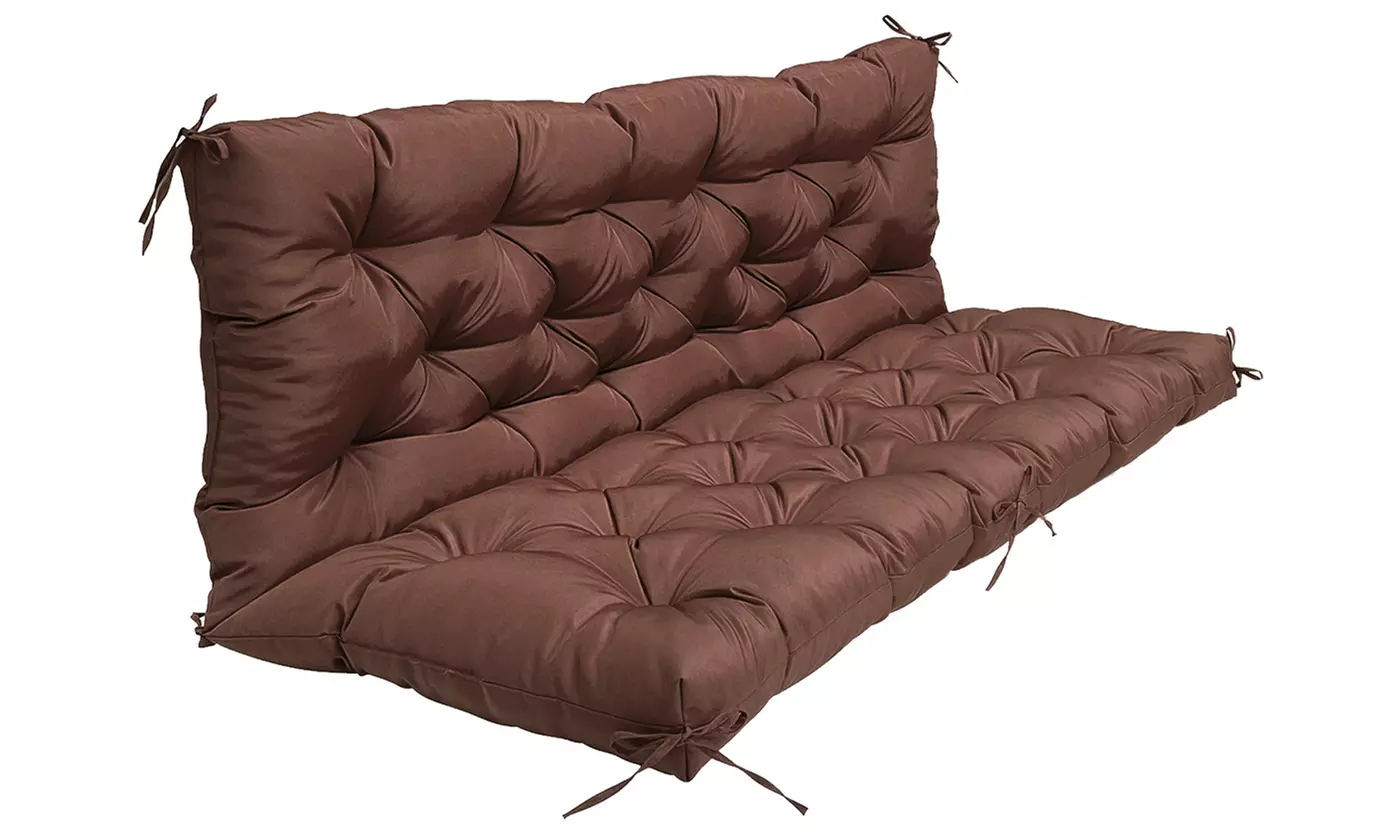 NewHome 2-3 Seater Outdoor Swing Cushion 59"x43" Padded Bench Seat