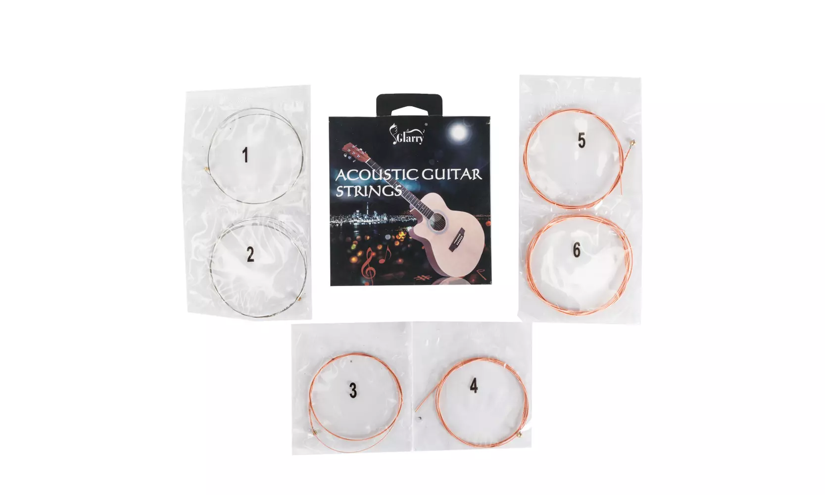 Glarry Folk Guitar Strings Set - Primary Image