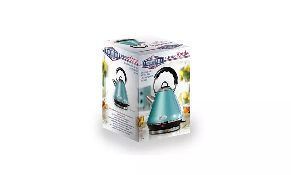 Americana Classics Cordless Kettle with 360 Base  White - Second Medium