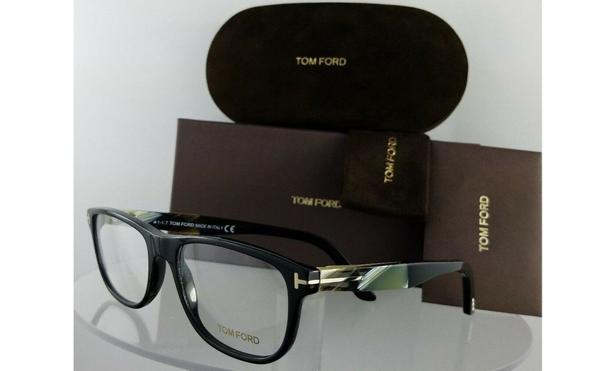 Brand New Authentic Tom Ford Eyeglasses FT TF 5430 001 54mm Black Horn  Frame | Groupon