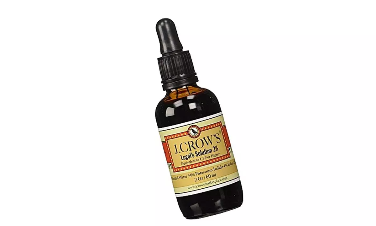 Vitamin Mineral J.Crow Company Lugol's Iodine Liquid - Primary Image