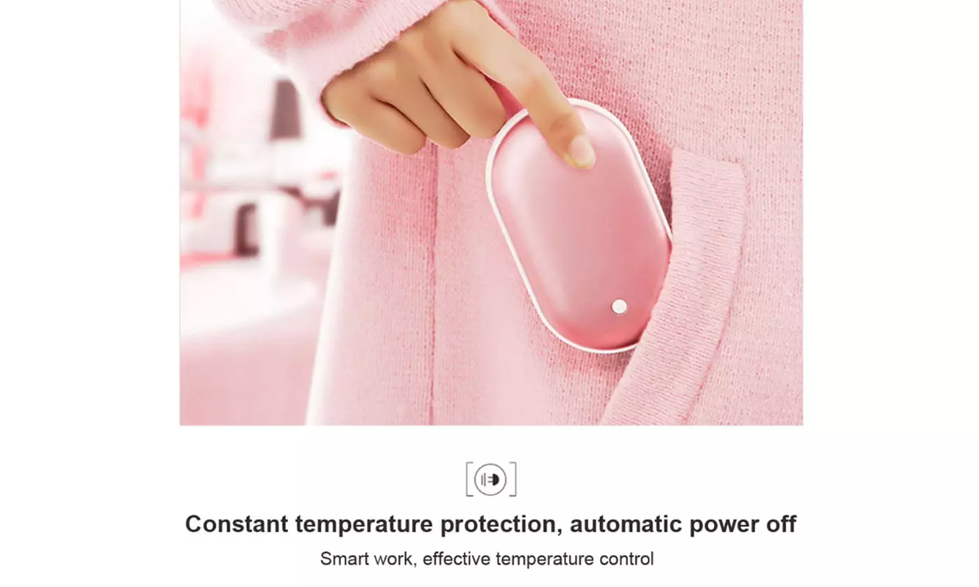 5000mAh Reusable Electric Pocket USB Hand Warmers Power Bank