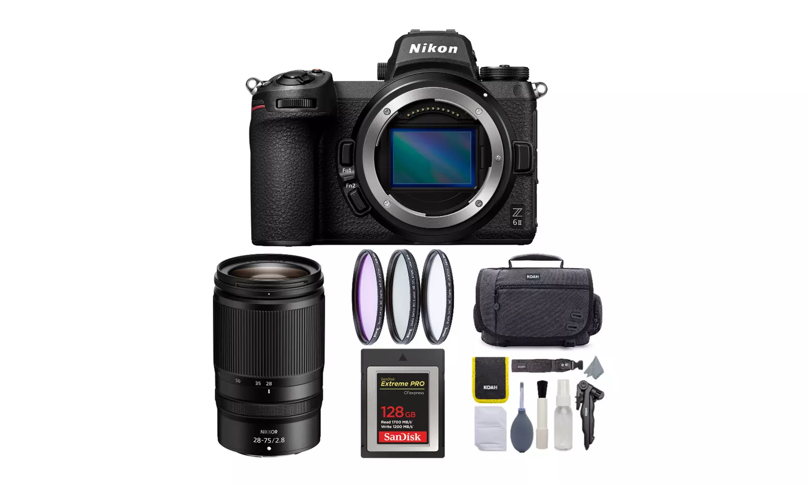 Nikon Z6 II Mirrorless Camera and 28-75mm f/2.8 Lens Bundle - Primary Image