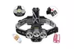 80000LM 5x LED Headlamp Headlight Rechargeable Light USB Cable Battery - Second Medium