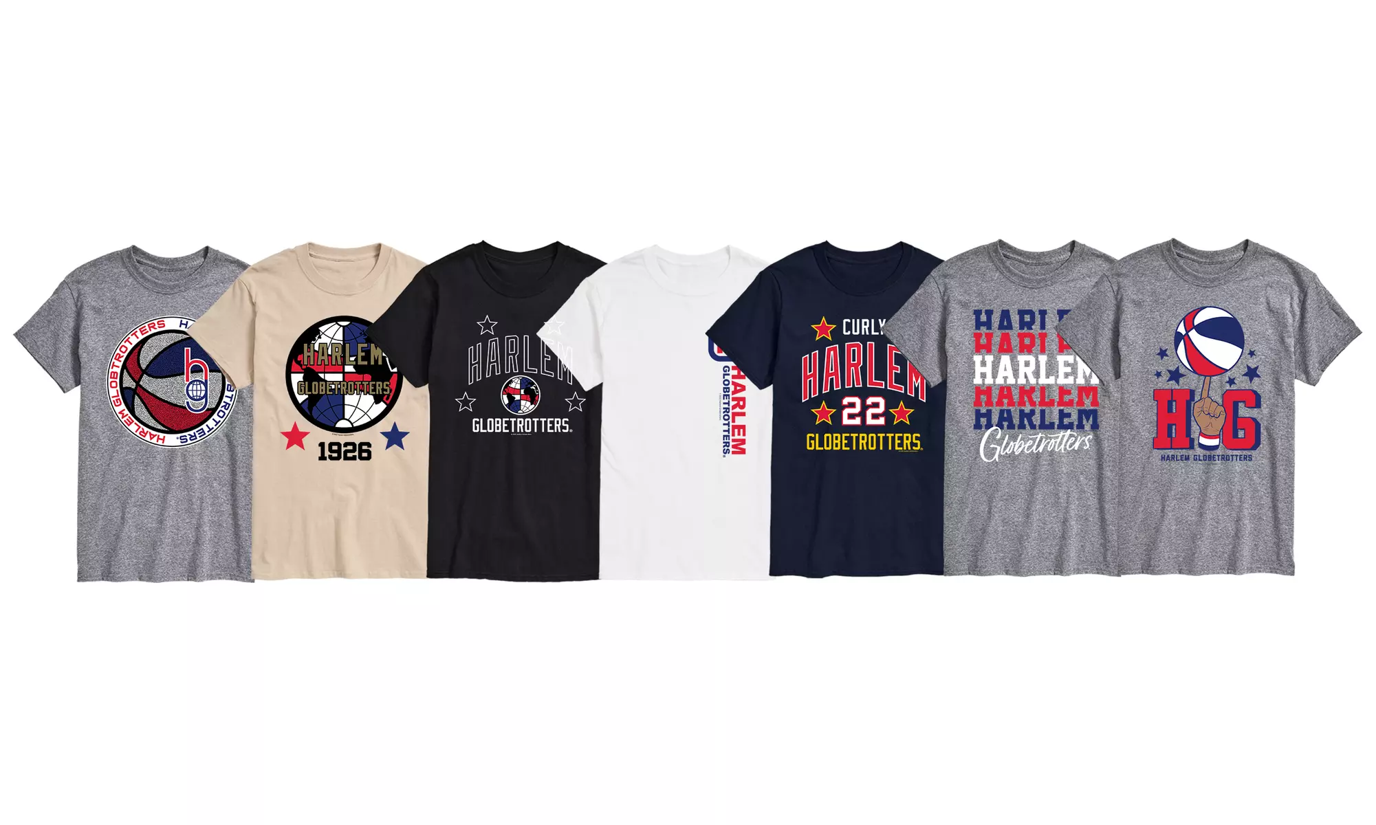 Harlem Globetrotters Men's Tees Officially Licensed - Primary Image