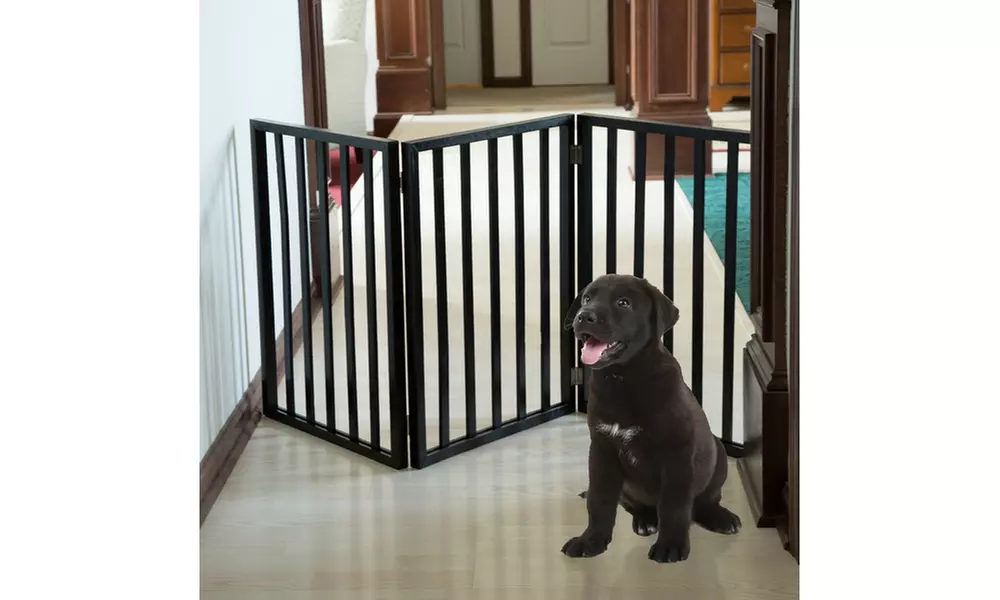 PETMAKER Freestanding Wooden Pet Gate - Primary Image