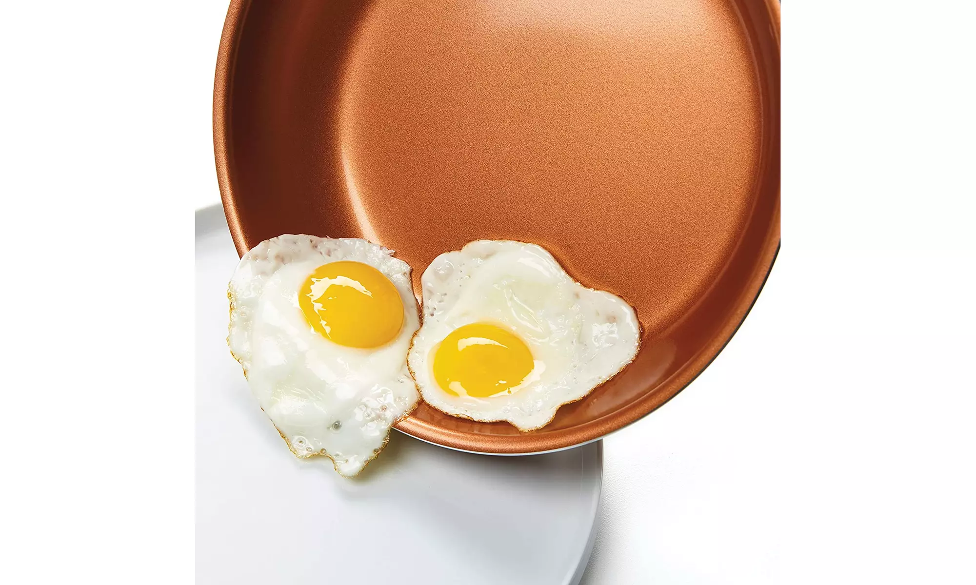 Farberware Glide Ceramic Nonstick Fry Pan with Lid & Helper Handle - 4 Quart - Second Medium