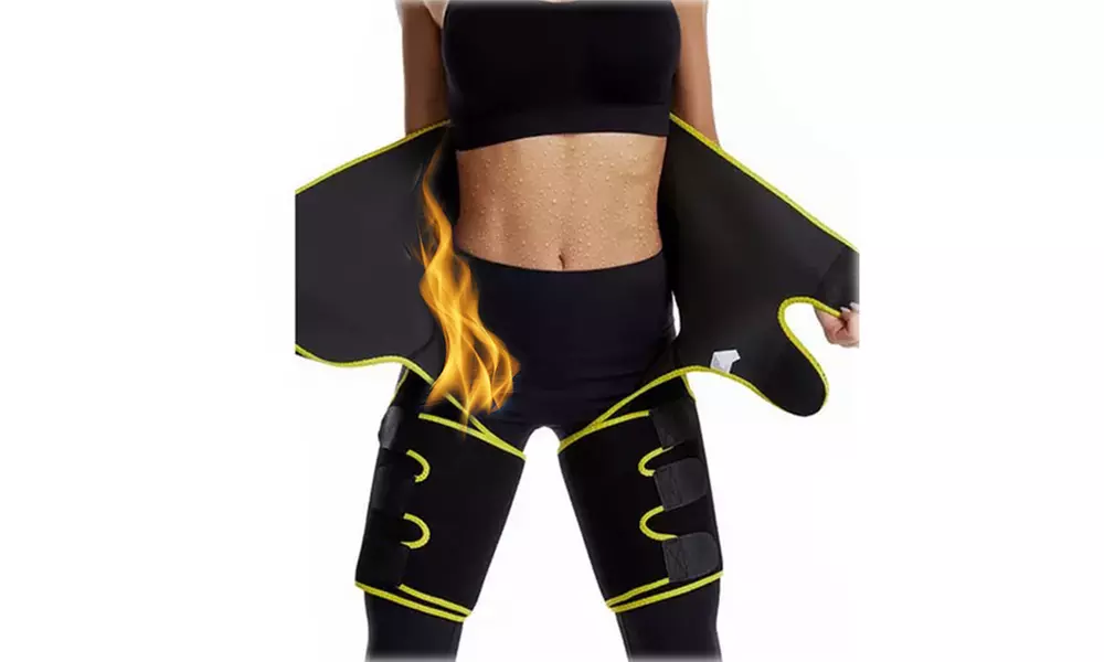 3-in-1 Waist Trainer,Hip Lift Enhancer Thigh Slimmer Shaper Sweat Sauna Suit - Primary Image