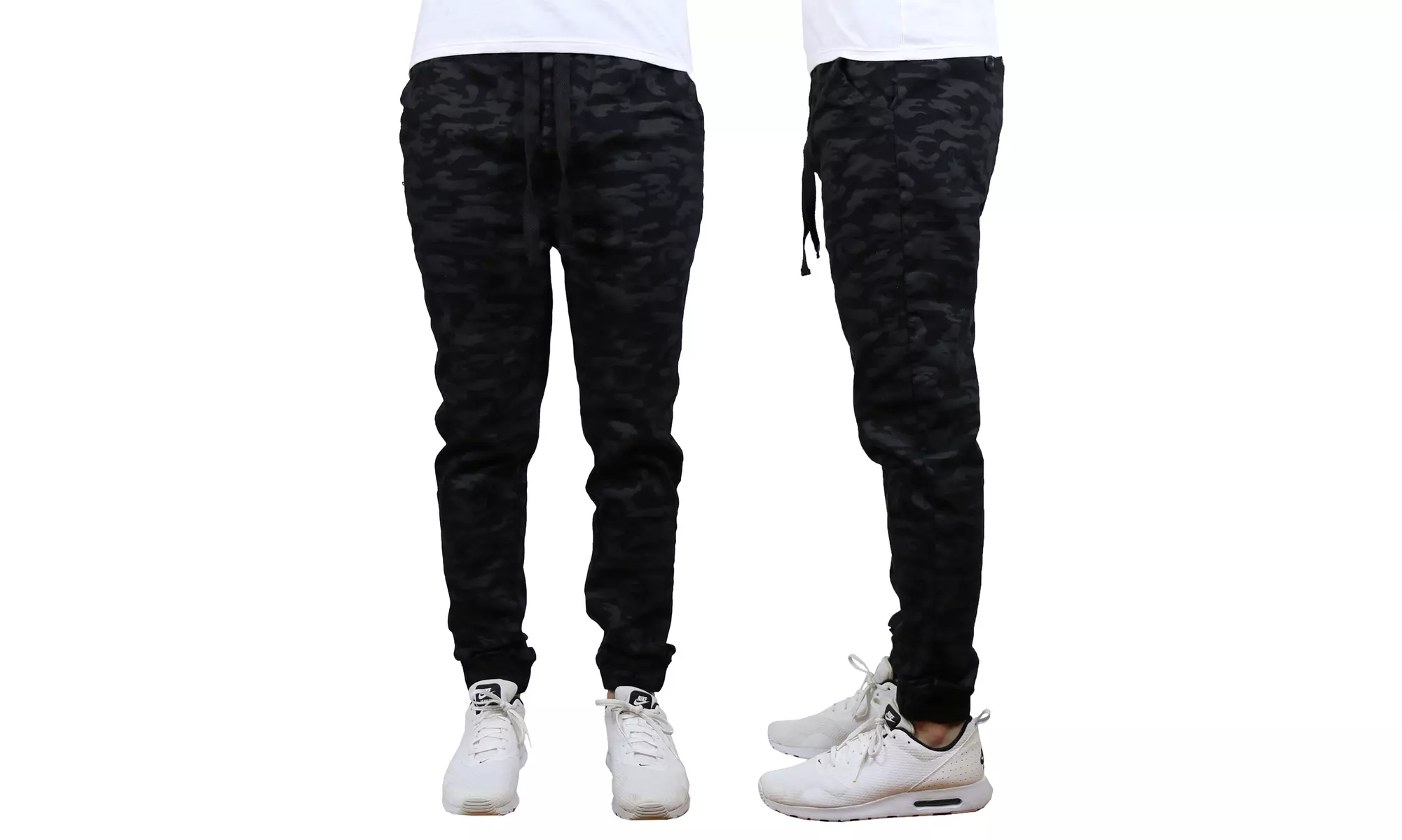 Galaxy By Harvic Men's Cotton-Stretch Twill Joggers & Chinos (S-2XL)