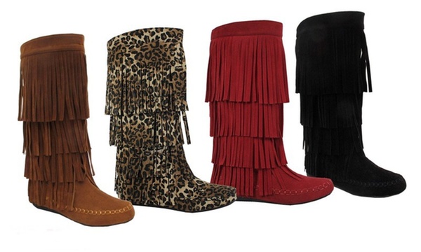 mudd fringe boots