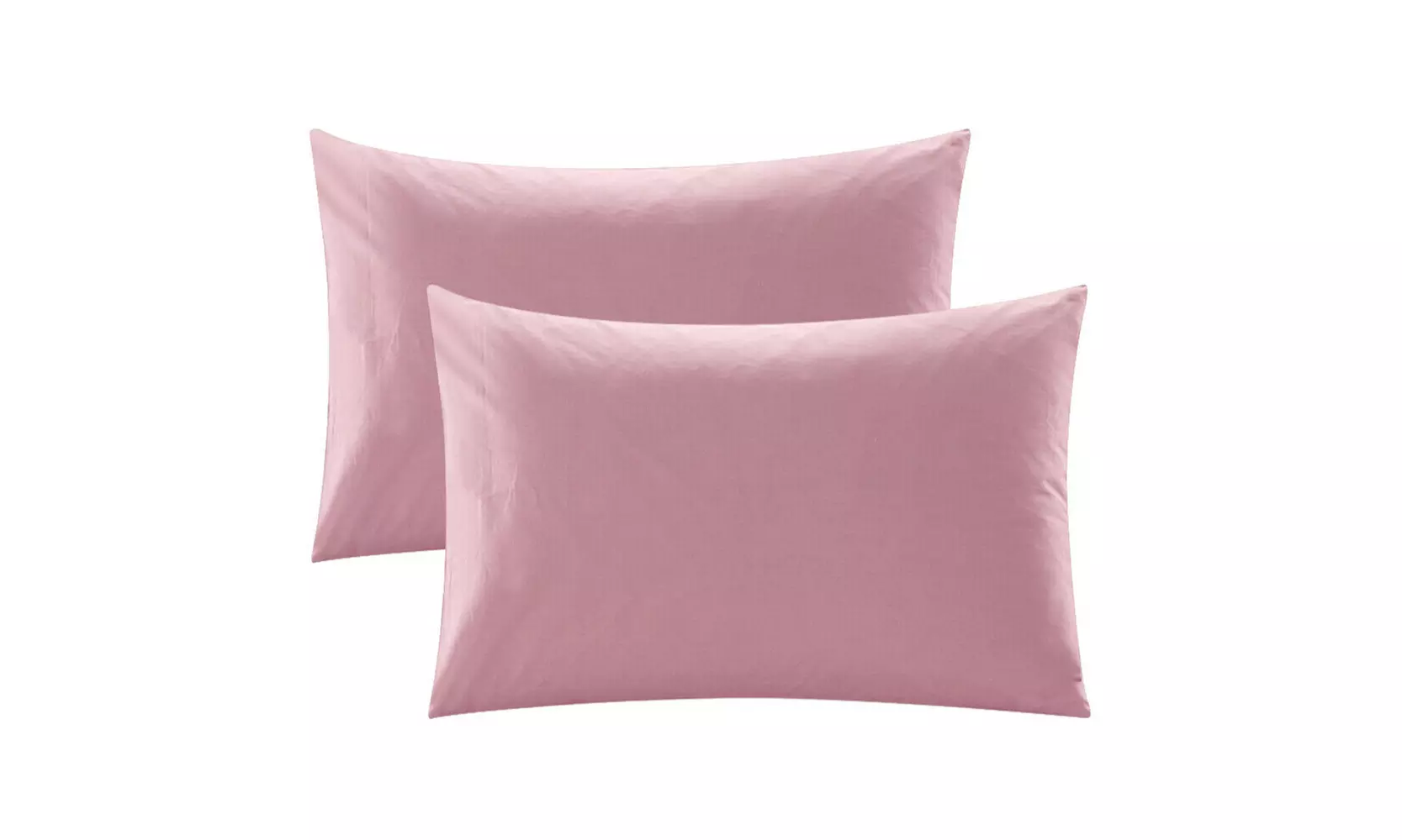 2 Pack Solid Pure Bed Pillow Case Covers Ultra Soft