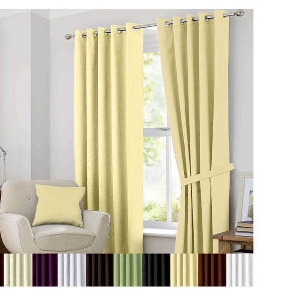Solid Heavy Weight Blackout Curtains 46 Width 63 84 Or 95