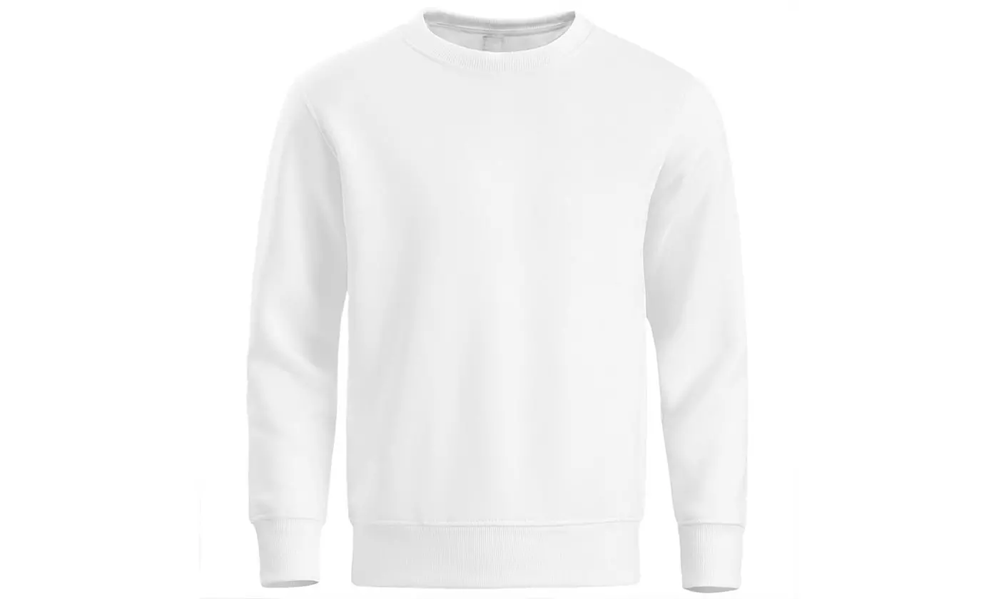 Men's Long Sleeves Crew Neck Fleece Lined Pullover Sweatshirt 