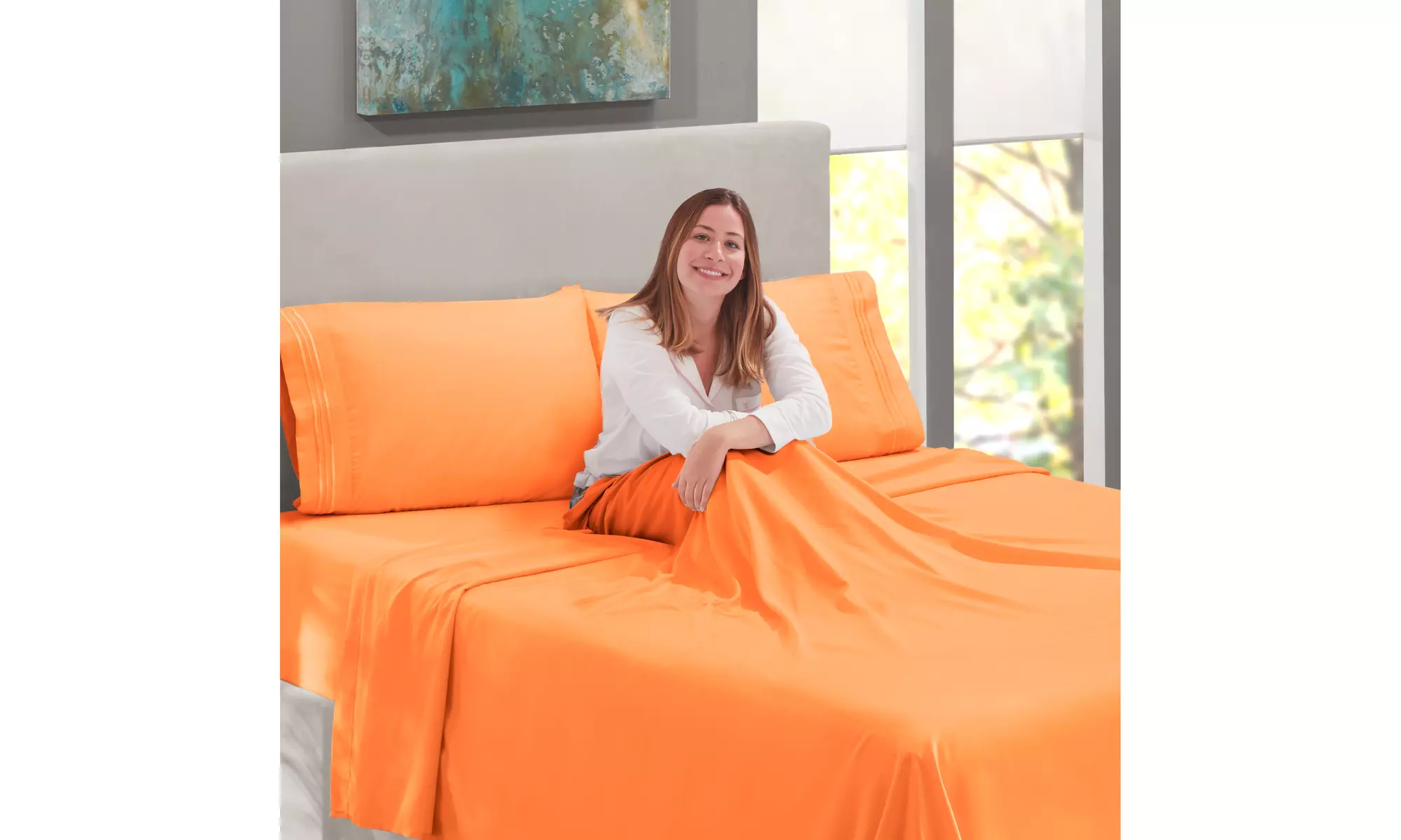 Nestl Premium Deep Pocket Extra Soft 1800 Microfiber Bed Sheet Set