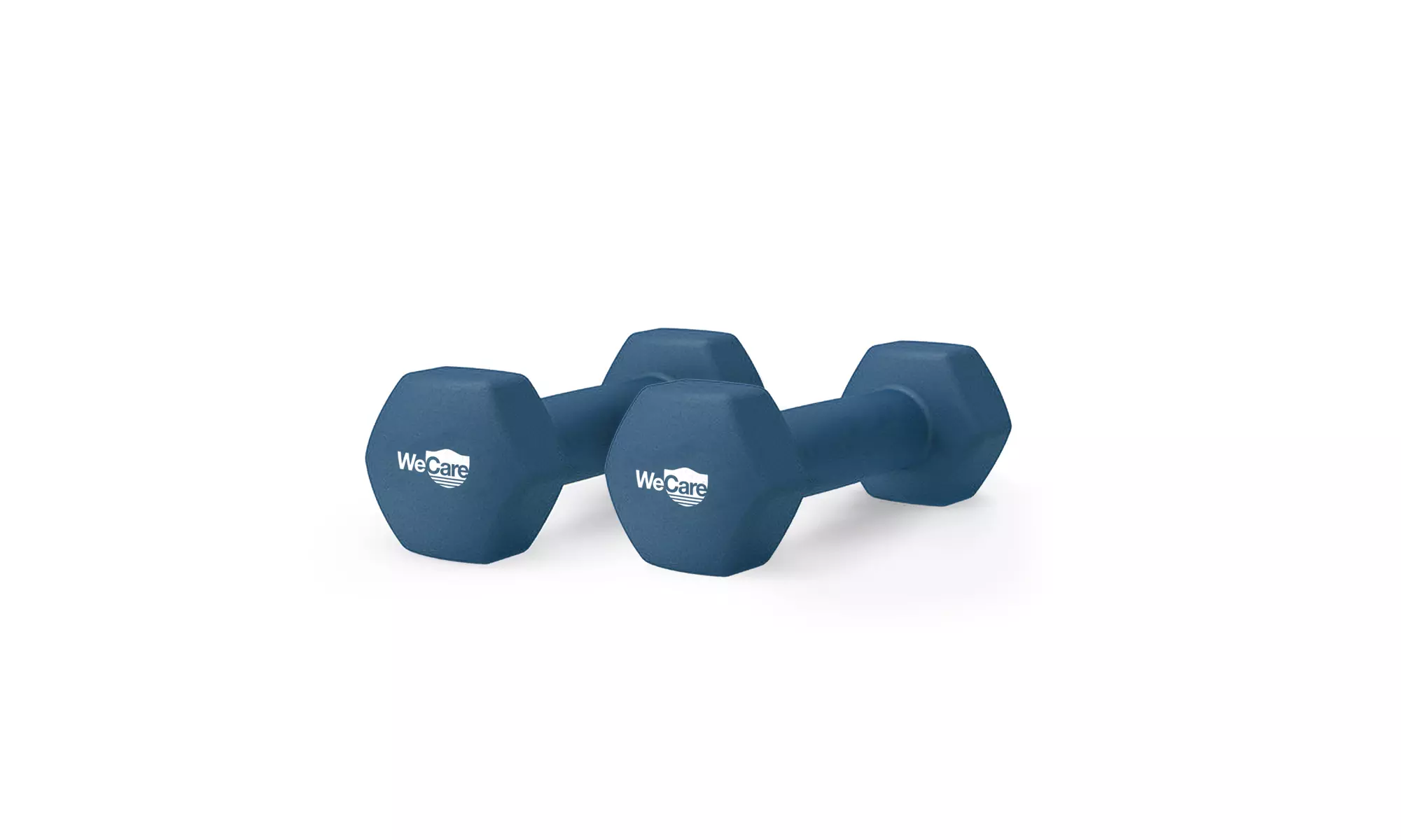WeCare Neoprene Coated Dumbbells for Non-Slip Grip (Set of Two)