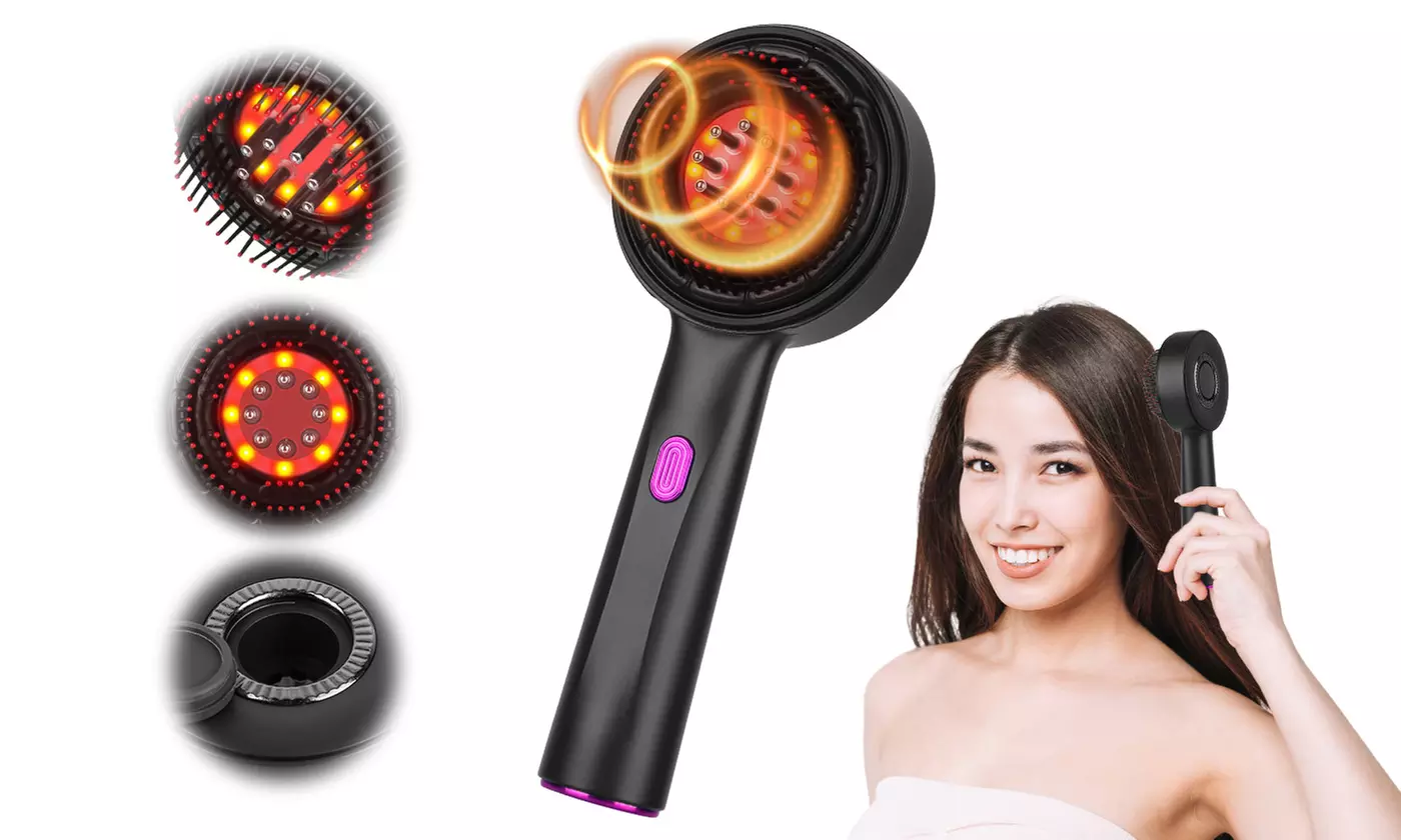 iMounTEK 3-in-1 Red Light Scalp Massager and Hair Oil Applicator Massage Comb