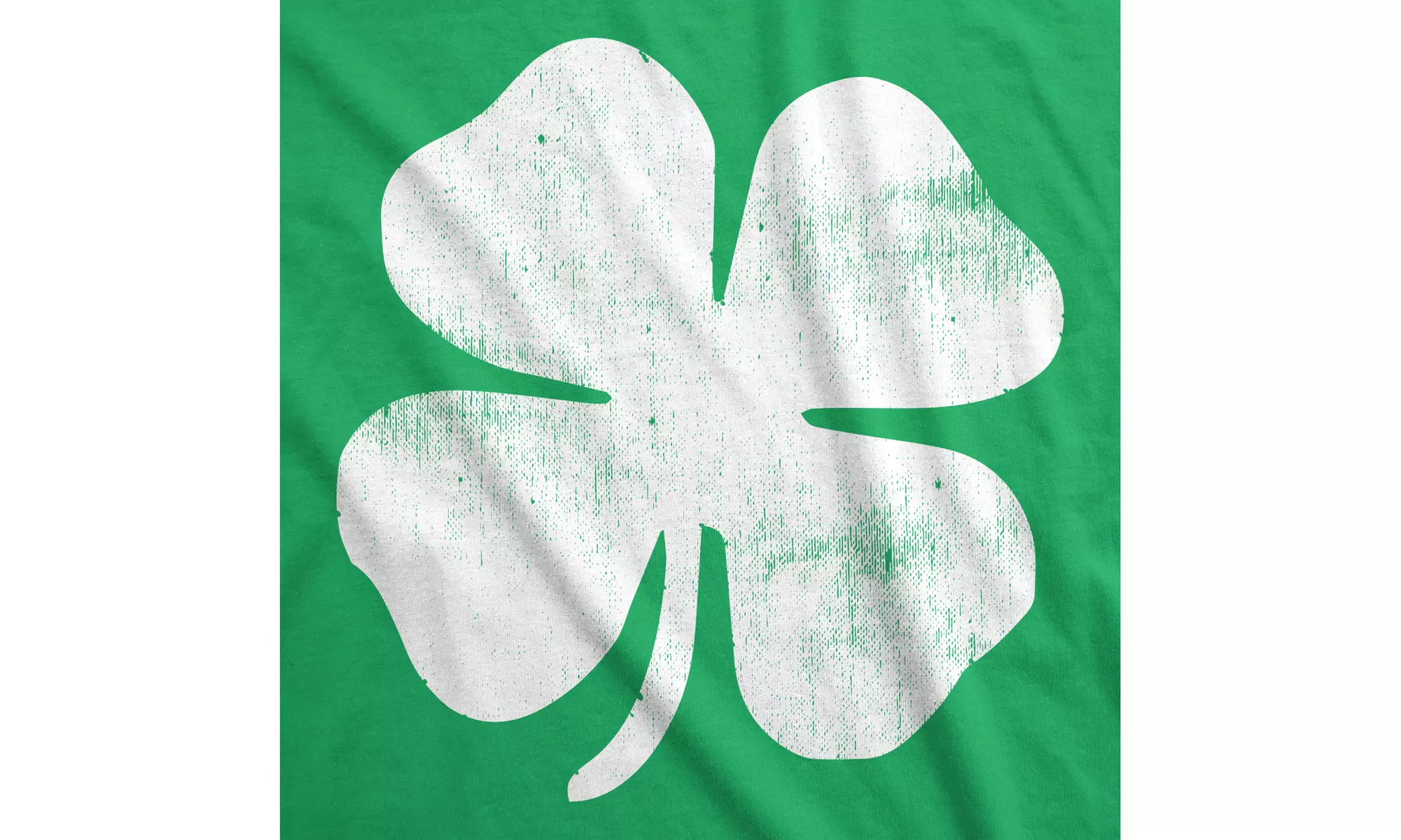Mens Four Leaf Clover T Shirt Funny Saint Patricks Day Shamrock Lucky Irish Tee - Second Medium