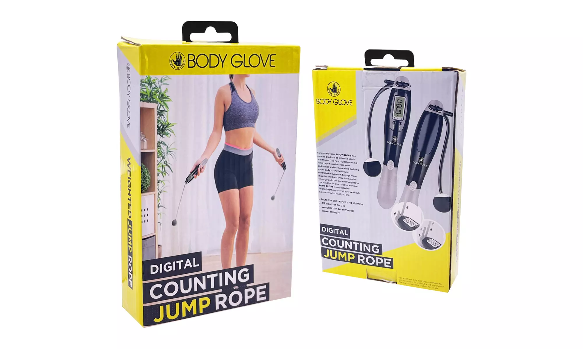 Body Glove Intelligent Counter Jump Rope Steel Wire Ski Rope Two Way Jump Rope
