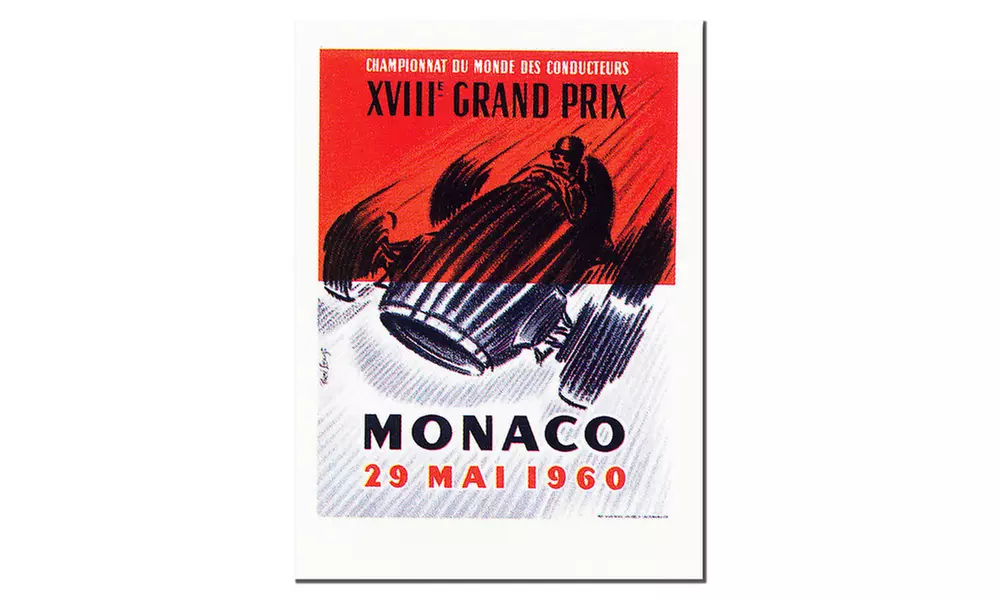 'Monaco 1960' Canvas Rolled Art - Primary Image