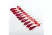 30 Red Chandelier Glass Crystals Lamp Parts Hanging Drops Pendants New - Second Medium