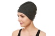 Beemo Swim Caps for Women Latex with Embossed Flower Pattern Retro Style - Second Medium