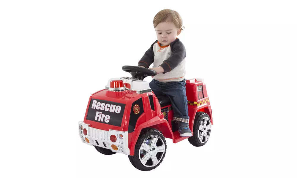 Ride-On Toy Fire, Police, or SWAT Truck for Kids - Primary Image