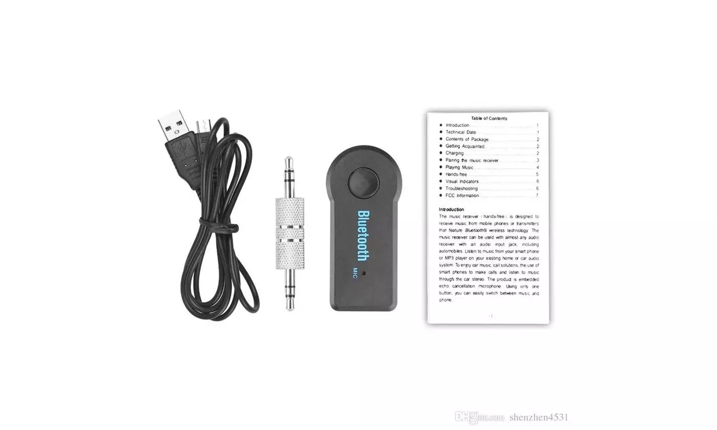 Car Bluetooth 3.0 Wireless Audio Music Receiver Adapter - Second Medium