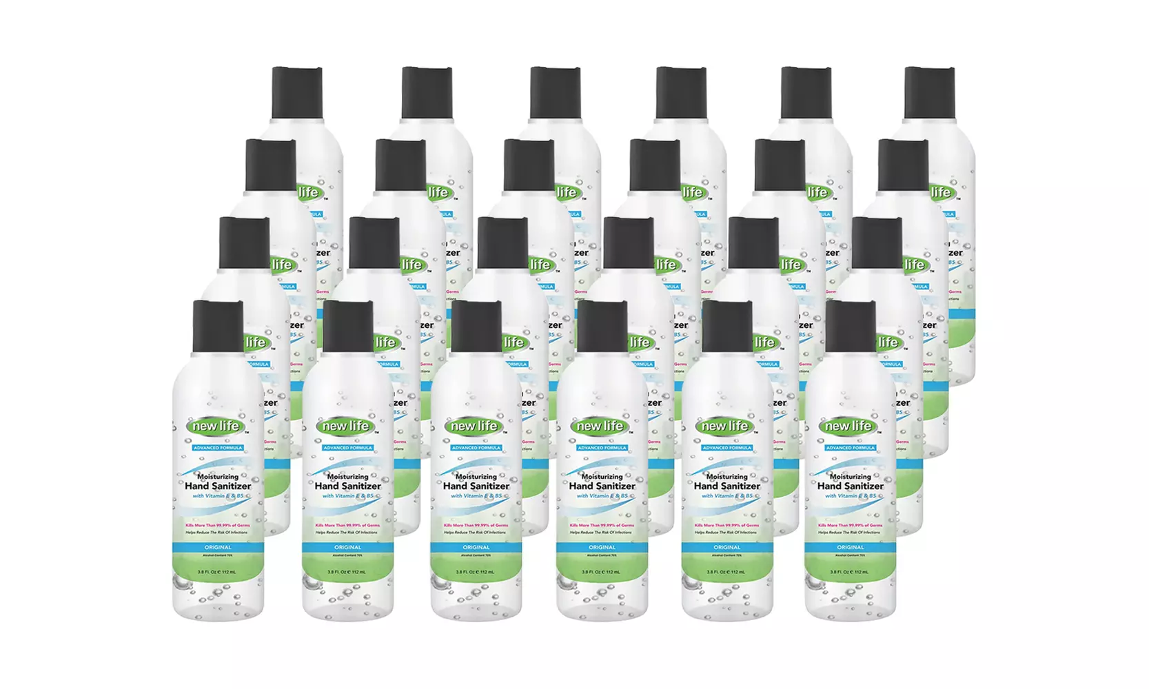 New Life 70% Alcohol-Based Hand Sanitizer (1.75 oz, 3.8 oz and 7.8 oz) - Primary Image