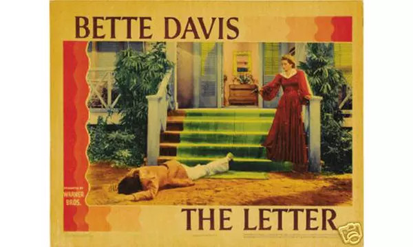 Vintage Lobby MovieThe Letter Bette Davis Poster - Primary Image